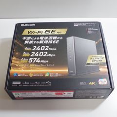 ELECOM WRC-XE5400GS-G Wi-Fi 6E 本体 - メルカリ