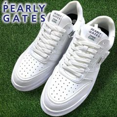 PEARLY GATES ホワイトスニーカー PGロゴ付き - メルカリ