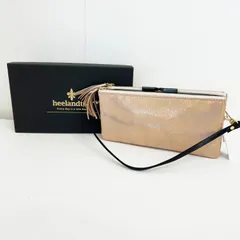 HEELANDTOE POMTATA ヒーランドトゥ ポンタタ 虹色シャワーバブル柄 ロング レザー ウォレット ショルダー 財布 Js9-16のサムネイル