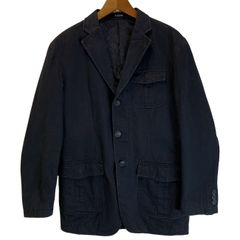 A19541 美品 PSポールスミス リネン100開襟サファリジャケット 紺XL A19541 美品 PSポールスミス リネン100開襟サファリジャケット 紺XL