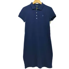 ポロラルフローレン POLO RALPH LAUREN ポニー刺繍 鹿の子 ポロシャツ ワンピース レディース import：XL のサムネイル