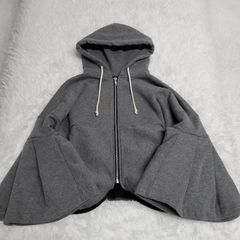 JUNYA WATANABE / ジュンヤワタナベ | 2023AW | 変形 ボリューム ジップ ジャケット フーディ / スウェットパーカー | M | グレー | レディース JUNYA WATANABE - JUNYA WATANABE / ジュンヤワタナベ | 2023AW | 変形