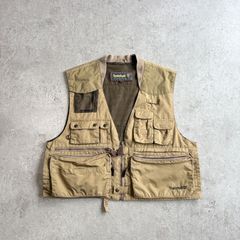 80s~ ORVIS オービス USA製 オリーブ ナイロン フィッシングベスト