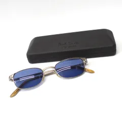 Ft642744 ポールスミス サングラス ブルー オーバルレンズ ヴィンテージ PS-123 140 メンズ Paul Smith 中古のサムネイル