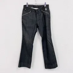 adidas　アディダス　デニムパンツ/ジーンズ　黒　ブラック　82サイズ　古着【値引き交渉OK！】