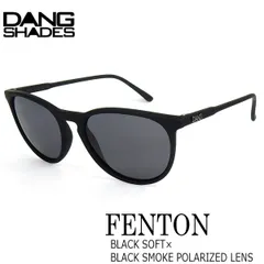 サングラス ファッション スポーツ DANG SHADE ダンシェイズ FENTON BLACK SOFT X BLACK SMOKE POLARIZED LENS フェントン 軽量 人気のサムネイル