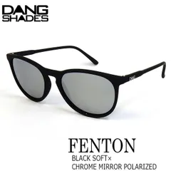 サングラス ファッション スポーツ DANG SHADE ダンシェイズ FENTON BLACK SOFT X CHROME MIRROR POLARIZED フェントン 軽量 人気のサムネイル