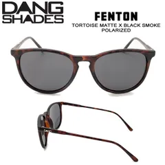サングラス ファッション スポーツ DANG SHADE ダンシェイズ FENTON TORTOISE MATTE X BLACK SMOKE POLARIZED フェントン 人気 軽量 偏光レンズのサムネイル