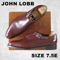美品 旧ロゴ 純正箱ツリー付 ジョンロブ CHAPEL チャペル 茶