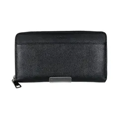 COACH コーチ 長財布 クロスグレイン レザー トラベル ウォレット F59120
