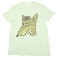 Ne-net アニマル Tシャツ 3/(M〜L)サイズ  黄緑 きつね A-net ネネットのサムネイル