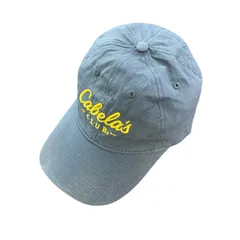 Cabela's　カベラス　6パネルキャップ　ベースボールキャップ　グレー　ワンサイズ　　古着【値引き交渉OK！】