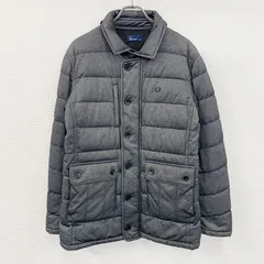 FRED PERRY　フレッドペリー　ダウンジャケット　ダークグレー　XLサイズ　古着【値引き交渉OK！】のサムネイル