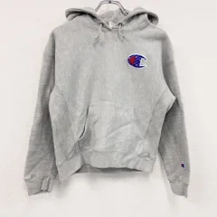 Champion　チャンピオン　リバースウィーブ　スウェットパーカー/フーディー　灰色　グレー　Mサイズ　古着【値引き交渉OK！】