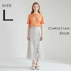 【美品】Christian Dior SPORTSクリスチャンディオールスポーツ 日本製 90s スカラップ襟 ペイズリー刺繍 コットンシルキー ポロシャツ L サーモンピンク 【古着】【中古】【送料無料】のサムネイル