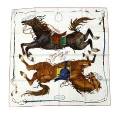 1998限定版 HERMES カレ90 スカーフ Grand National 1998限定版 HERMES カレ90 スカーフ Grand National - メルカリ