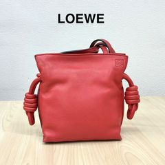 LOEWE》 フラメンコクラッチ ミニ くすみピンク ショルダーバッグ 
