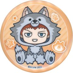 中古】バッジ・ピンズ 鈴木将(ノーマルver./ミニキャラ/着ぐるみ) 缶