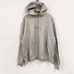 Champion　チャンピオン　リバースウィーブ　スウェットパーカー/フーディー　灰色　グレー　Lサイズ　古着【値引き交渉OK！】