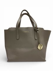 美品 フルラ ワンショルダーバッグ トート カーキ レザー 2way 