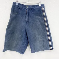 billabong　ビラボン　コーデュロイハーフパンツ/ショートパンツ　ジップフライ　青　ブルー　32サイズ　古着【値引き交渉OK！】