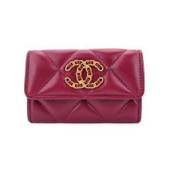 CHANEL カンボンライン 長財布 ブラック×ピンク - メルカリ