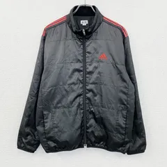 adidas golf　アディダスゴルフ　フルジップジャケット　中綿入り　パフォーマンスロゴ　黒　ブラック　Lサイズ　古着【値引き交渉OK！】