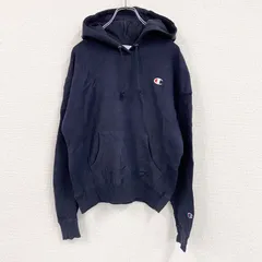 Champion　チャンピオン　リバースウィーブ　スウェットパーカー/フーディー　紺　ネイビー　Mサイズ　古着【値引き交渉OK！】
