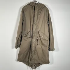 希少レア 日本製 green モッズコート M65 HYKE ハイク サイズ2 カーキ系 レディース フィッシュテール コットンナイロンのサムネイル