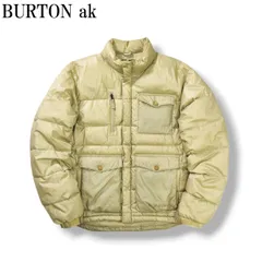 【希少】 00s archive バートン BURTON ak グースダウン ジャケット リップストップ アウター スノーボード Y2K アーカイブ ヴィンテージ S ベージュ メンズのサムネイル