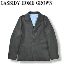 【美品】 キャシディ ホームグロウン CASSIDY HOME GROWN リネンライク シングル 3B テーラードジャケット アンコンジャケット ブレザー 春夏 グレーソリッド 1 メンズ