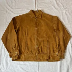 60s Sportwear 長袖シャツ コーデュロイ ベージュ M表記