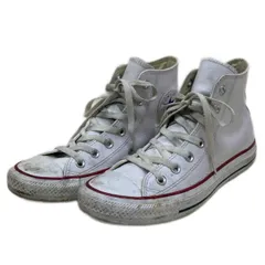 【中古】　CONVERSE　サイズ：24.5cm　スニーカー　靴　ハイカット　ブランドロゴ　古着　/4131