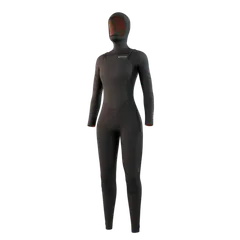 MYSTIC Gem Hooded Fullsuit 6/4/3mm Front Zip Women Blackのサムネイル