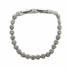 スワロフスキー SWAROVSKI ブレスレット アクセサリー ビジュー シルバー色 箱付き ■GY18 /MQ