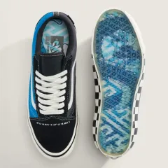 ヴァンズ MITA SNEAKERS プレミアム オールドスクール ゴアテックス ブラック ブルー 285 28 5