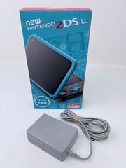 美品✨Newニンテンドー2DS LL ブラック×ターコイズ 充電器 SDカード付