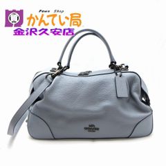 新品未使用】COACH レーンサッチェル ブルーグレー ミニボストン 2WAY