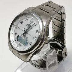 CASIO wave ceptor タフソーラー 電波時計 本体のみ 保証書付 - メルカリ