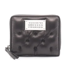 メゾン マルジェラ Maison Margiela ラウンド財布 グラム スラム エンブロイダリーウォレット スモール SA1UI0032P6434T8013 ブラック レザー グラム スラム エンブロイダリーウォレット スモールのサムネイル