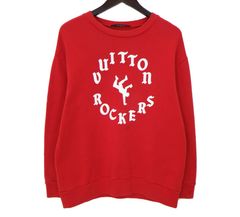 極美品 Louis Vuitton Rockers 赤 トレーナー S - メルカリ