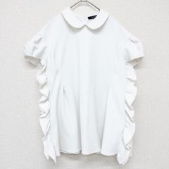 YOKO CHAN ヨーコチャン 2023年 サイドラッフルブラウス 丸襟 フリル