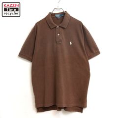 ポロバイラルフローレン ポロシャツ 天竺 S ブラウン - メルカリ