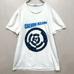 Calvin Klein jeans ロゴプリント Tシャツ ホワイト Lサイズ