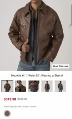 リーバイス CORONA HEIGHTS LEATHER JACKET サイズ L