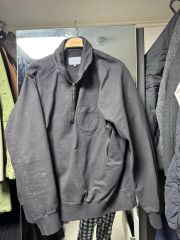 極美品 G&F Co.ジーアンドエフ40L スウェット ハーフジップ トレーナー