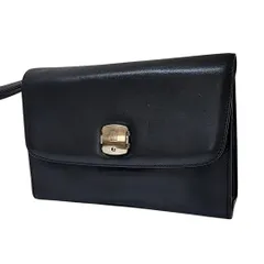 B-58 dunhill ダンヒル セカンドバッグ ハンドバッグ ブラック レザー 鍵付 286-1-260410 56-21のサムネイル