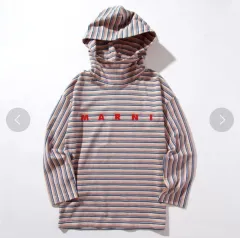 (新品) マルニ キッズ ストライプ フーディー - 10Yのサムネイル