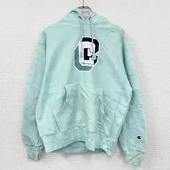 Champion　チャンピオン　リバースウィーブ　スウェットパーカー/フーディー　水色　ライトブルー　Mサイズ　古着【値引き交渉OK！】