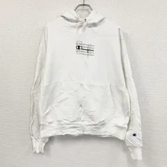 Champion　チャンピオン　リバースウィーブ　スウェットパーカー/フーディー　白　ホワイト　Mサイズ　古着【値引き交渉OK！】